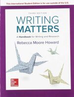 Writing Matters: A Handbook for Writing and Research 3e